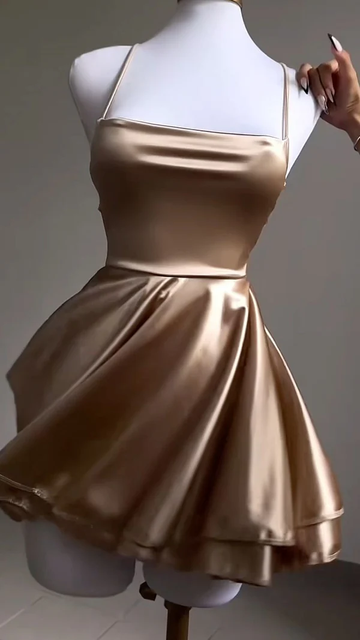 Backless Short Homecoming Dress Fashion Party Birthday Outfits HZ1023